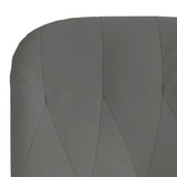 vidaXL Recliner velvet light grey