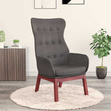 vidaXL Recliner fabric light gray