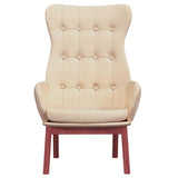 vidaXL Recliner fabric light gray