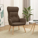 vidaXL Recliner fabric light gray