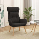 vidaXL Recliner fabric light gray