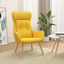 vidaXL Recliner fabric light gray