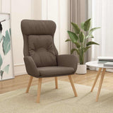 vidaXL Recliner fabric light gray