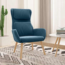 vidaXL Relaxstoel fluweel lichtgrijs