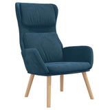 vidaXL Relaxstoel fluweel lichtgrijs