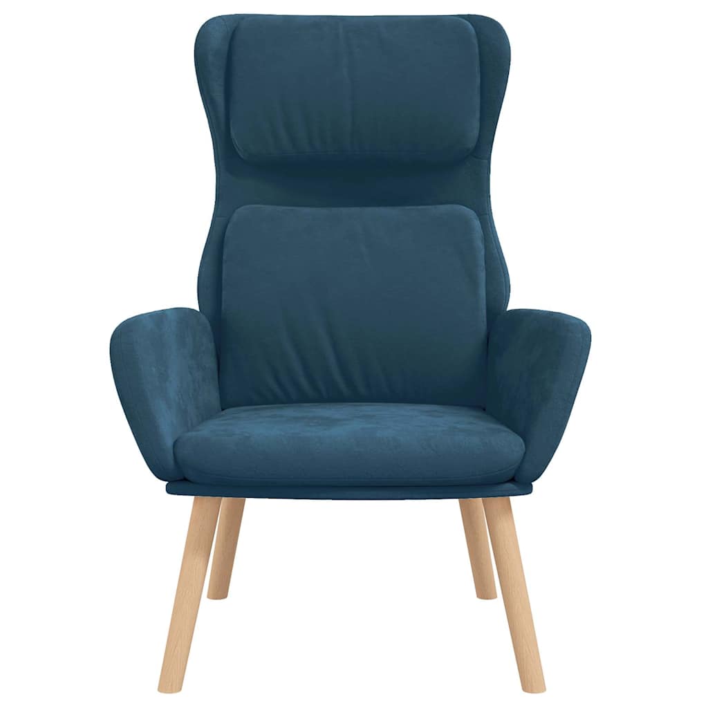 vidaXL Relaxstoel fluweel lichtgrijs