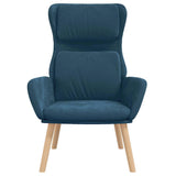 vidaXL Relaxstoel fluweel lichtgrijs
