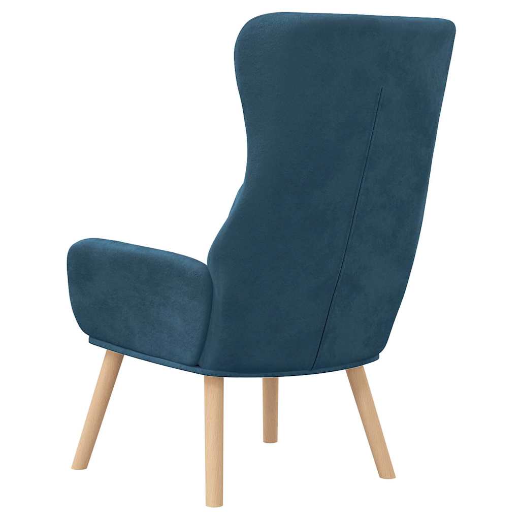 vidaXL Relaxstoel fluweel lichtgrijs