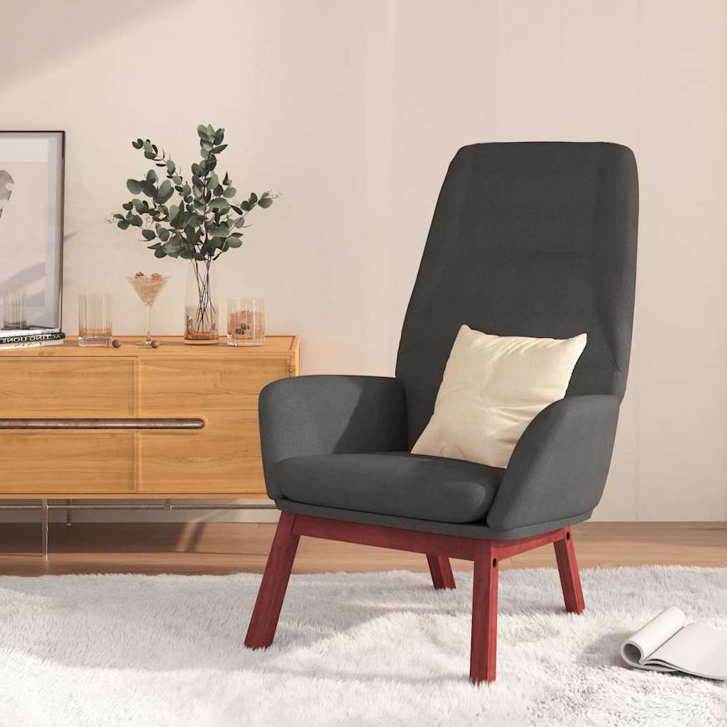 vidaXL Recliner fabric light grey