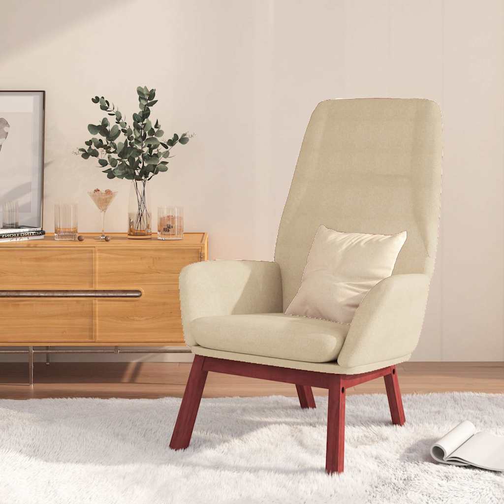 vidaXL Recliner fabric light grey