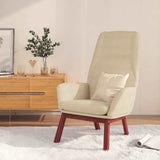 vidaXL Recliner fabric light grey