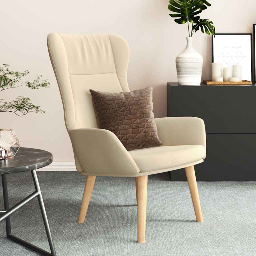 vidaXL Recliner fabric light gray
