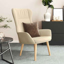 vidaXL Recliner fabric light gray