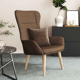 vidaXL Recliner fabric light gray