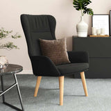 vidaXL Recliner fabric light gray