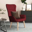 vidaXL Recliner fabric light gray