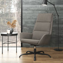 vidaXL Recliner velvet light gray