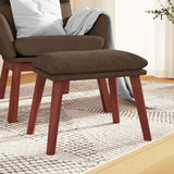 vidaXL Voetenbank 45x29,5x35 cm stof lichtgrijs