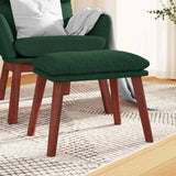 vidaXL Voetenbank 45x29,5x35 cm stof lichtgrijs