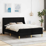 vidaXL Wall-Mounted Bed Frame with Mattress Light Grey 90 x 200 cm Fabric