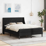 vidaXL Bedframe met matras Wandgemonteerd 2 pcs Lichtgrijs Fluweel