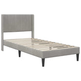 vidaXL Bedframe Lichtgrijs 80 x 200 cm Fluweel