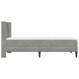 vidaXL Bedframe Lichtgrijs 80 x 200 cm Fluweel