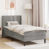 vidaXL Bedframe Lichtgrijs 80 x 200 cm Fluweel