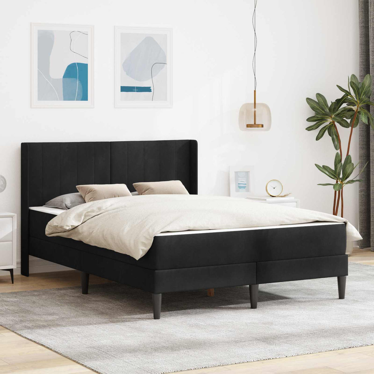 vidaXL Bedframe Lichtgrijs 80 x 200 cm Fluweel