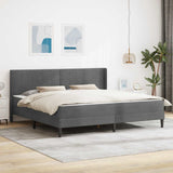 vidaXL Bedframe Lichtgrijs 80 x 200 cm Fluweel