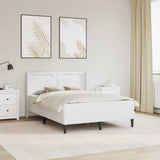 vidaXL Bedframe met matras Zwart 80 x 200 cm Kunstleer