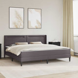 vidaXL Bedframe met matras Zwart 80 x 200 cm Kunstleer