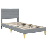 vidaXL Bedframe Donkergrijs 80 x 200 cm Polyester