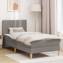 vidaXL Bedframe Donkergrijs 80 x 200 cm Polyester
