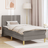 vidaXL Bedframe Donkergrijs 80 x 200 cm Polyester