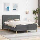vidaXL Bedframe Donkergrijs 80 x 200 cm Polyester