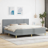 vidaXL Bedframe Donkergrijs 80 x 200 cm Polyester
