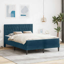 vidaXL Bedframe met matras met hoofdeinde Roze 80 x 200 cm Fluweel