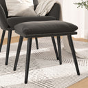 vidaXL Voetenbank 45x29,5x35 cm fluweel donkergroen