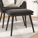 vidaXL Voetenbank 45x29,5x35 cm fluweel donkergroen