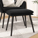 vidaXL Voetenbank 45x29,5x35 cm fluweel donkergroen