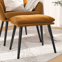 vidaXL Voetenbank 45x29,5x35 cm fluweel donkergroen