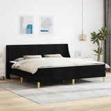 vidaXL Bedframe met matras met hoofdeinde Lichtgrijs 90 x 190 cm Stof