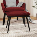 vidaXL Voetenbank 45x29,5x35 cm stof en kunstleer blauw