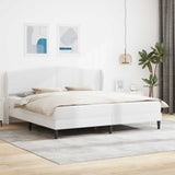vidaXL Bedframe met hoofdeinde Grijs 90 x 190 cm Kunstleer