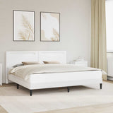vidaXL Bedframe met LED-stripverlichting Grijs 90 x 190 cm Kunstleer