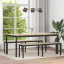 vidaXL Eettafels Bewerkt hout