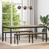 vidaXL Eettafels Bewerkt hout
