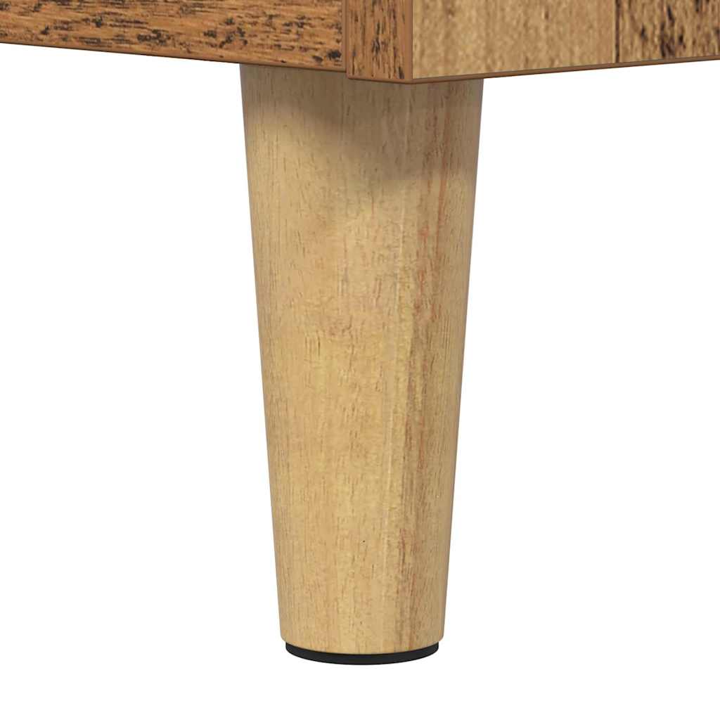 vidaXL Dressoirs 2 st 60x35x70 cm bewerkt hout wit