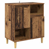 vidaXL Dressoirs 2 st 60x35x70 cm bewerkt hout wit